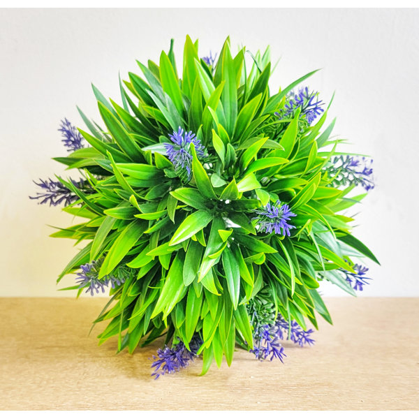 Primrue 8" Artificial Lavender Topiary Ball Wayfair